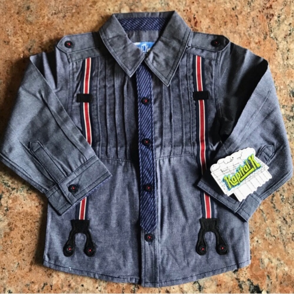 Boys Kapital K Chambray Shirt